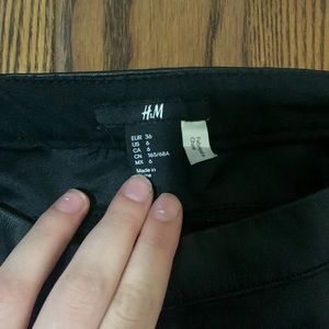 H&m learher jeans used lightly